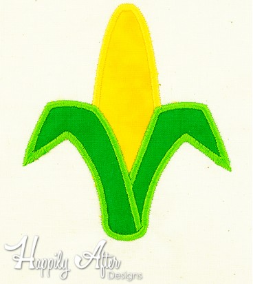 Corn Applique Embroidery Design