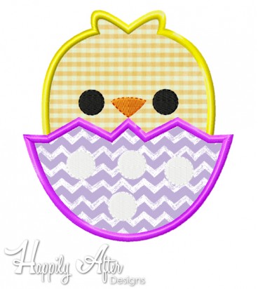 Little Chicky Applique Embroidery Design