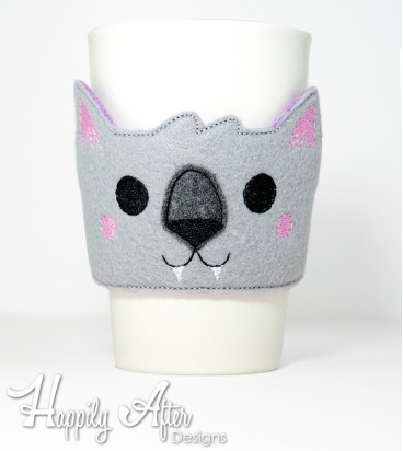 Werewolf Cup Cozy Embroidery Design