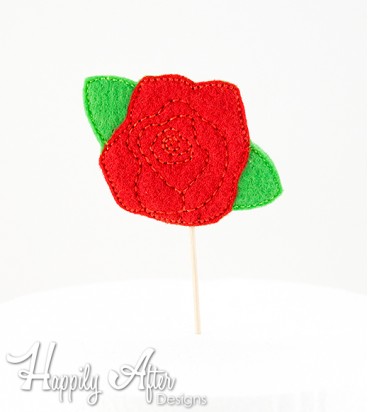 Rose Topper Embroidery Design