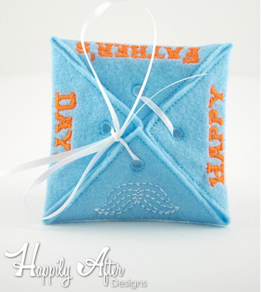 Father's Day Diamond Box Embroidery Design