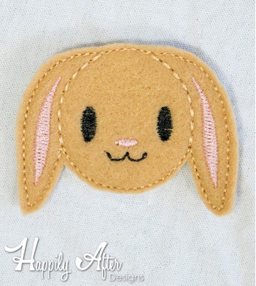 Bunny Feltie Embroidery Design 
