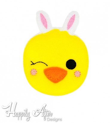 Bunny Chick Feltie Embroidery Design