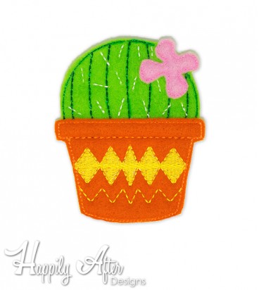 Cactus Feltie Embroidery Design 