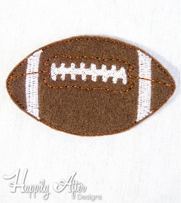 Football Feltie Embroidery Design