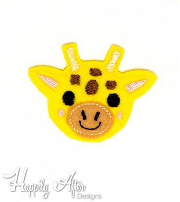 Giraffe Feltie Embroidery Design