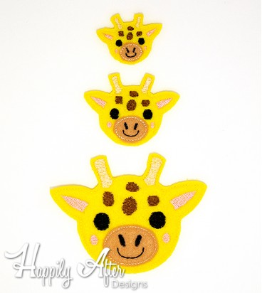 Giraffe Feltie Embroidery Design