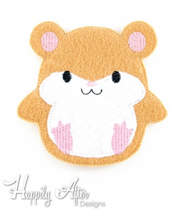 Hamster Feltie Embroidery Design