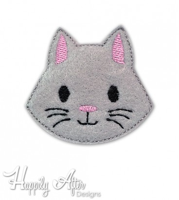 Kitty Cat Feltie Embroidery Design