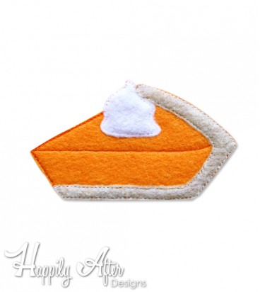 Pumpkin Pie Feltie Embroidery Design