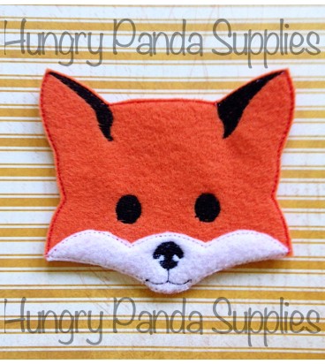 Fox Feltie Embroidery Design