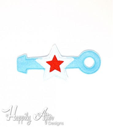 Star ITH Napkin Ring Embroidery Design