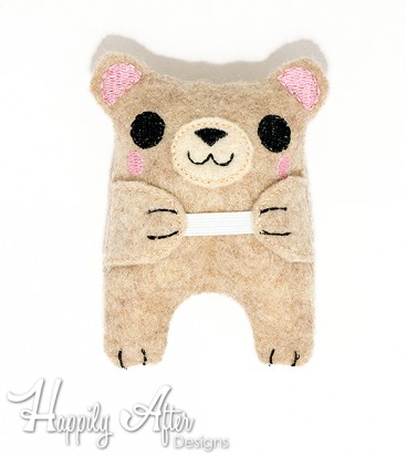 Teddy Bear Keeper Embroidery Design
