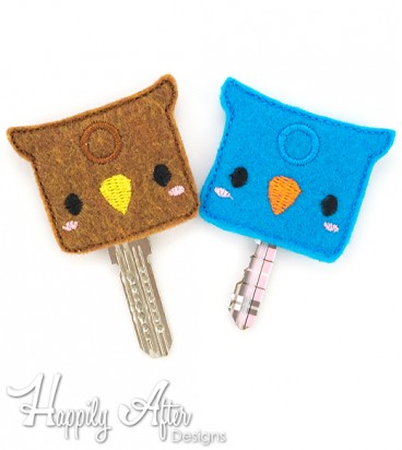 Owl Key Cover Embroidery Design