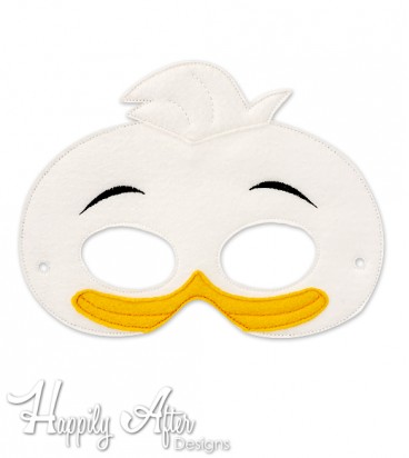 Adventurer Duck ITH Mask Embroidery Design