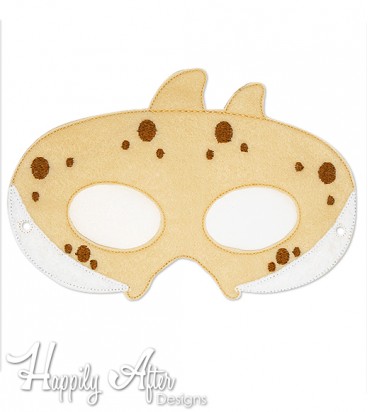 Angel Shark ITH Mask Embroidery Design