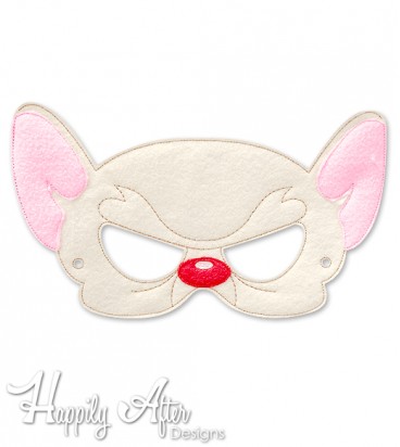 Angry Mouse ITH Mask Embroidery Design