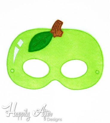 Apple ITH Mask Embroidery Design 