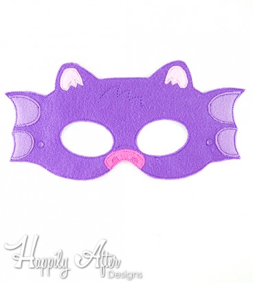 Bat ITH Mask Embroidery Design 