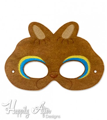 Chocolate Bunny ITH Mask Embroidery Design