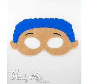 Basic Boy Mask ITH Embroidery Design 