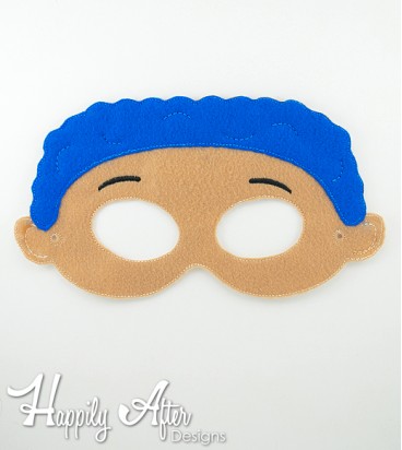 Basic Boy Mask ITH Embroidery Design