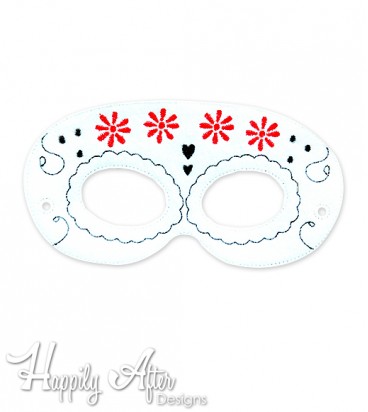 Day of the Dead Mask 5 ITH Embroidery Design