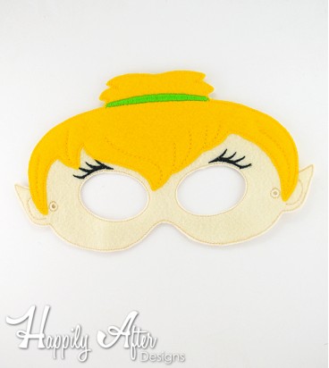 Fairy Mask ITH Embroidery Design 