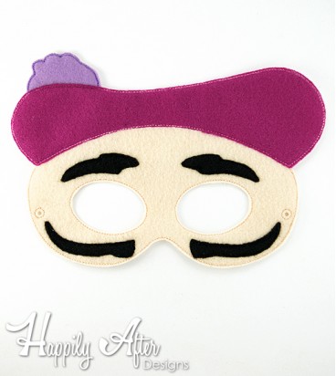 Captain Hook Mask ITH Embroidery Design