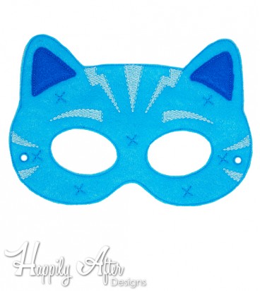 Kitty Hero ITH Mask Embroidery Design 
