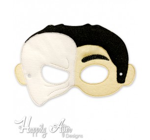 Masked Man Mask Embroidery Design 