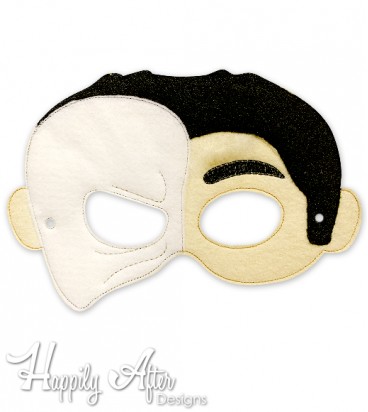 Masked Man Mask Embroidery Design