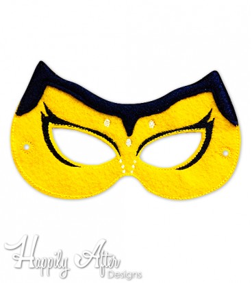 Masquerade Pretty Mask ITH Embroidery Design