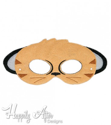 Meerkat ITH Mask Embroidery Design 