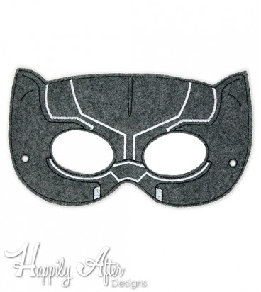Heroic Panther ITH Mask Embroidery Design 