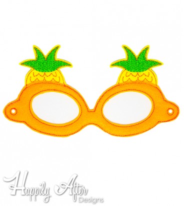 Pineapple ITH Glasses Embroidery Design 