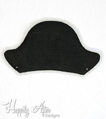 Pirate Hat ITH Embroidery Design