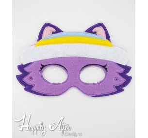 Snow Husky Dog Mask ITH Embroidery Design 