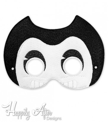 Troublemaker Boy Mask Embroidery Design