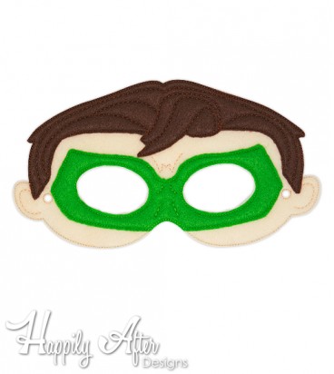 Vigilante Hero ITH Mask Embroidery Design 