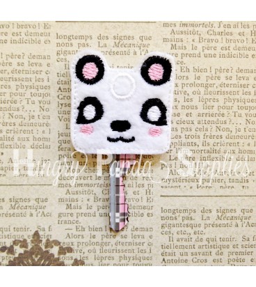 Panda Key Cover Embroidery Design