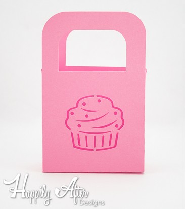 Cupcake Favor Bag SVG