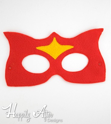 Hero 1 Mask ITH Embroidery Design 