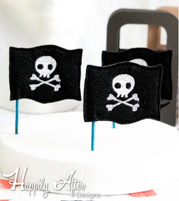 Pirate Party Pack Embroidery and SVG Designs