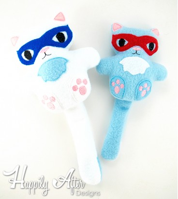 Super Cat Stuffie Embroidery Design 