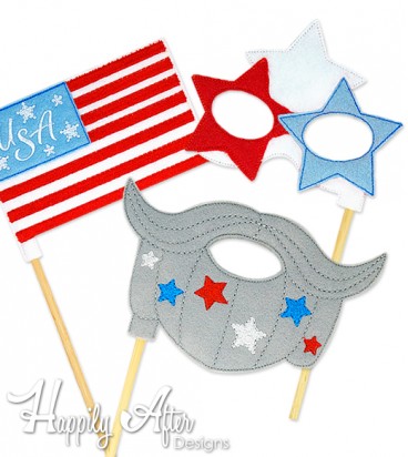 USA Prop Set Embroidery Designs
