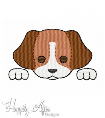 Beagle Pocket Embroidery Design