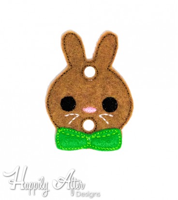 Rabbit Straw Topper Embroidery Design