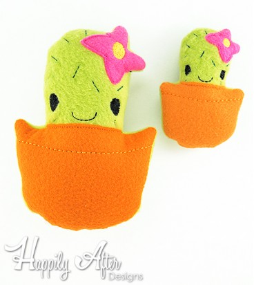 Cactus Stuffie Embroidery Design