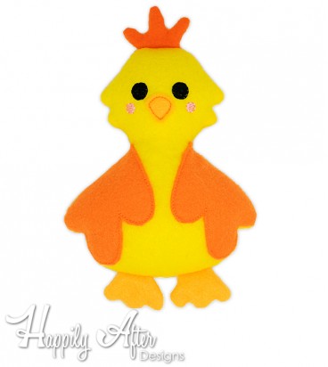 Chick Stuffie Embroidery Design